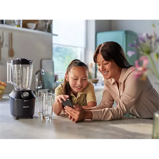 Philips HR2191/01 turmixgép, 600W, 2L, fekete