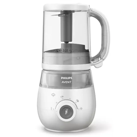 Philips SCF883/01 Avent 4 az 1 ben 400W turmixgép, párolja, turmixolja, fagyassza le, majd melegítse fel az otthon elkészített ételeit egyetlen kehelyben