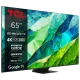 TCL 65C855 4K UHD QD-Mini LED GOOGLE Smart TV,65",165.1cm