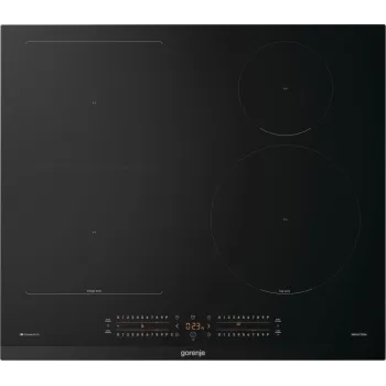 Gorenje GI6432BCWF beépíthető indukciós kerámialap, Bridge összekapcsolható főzőzónával, 59.5x52x5.4 cm, fekete 