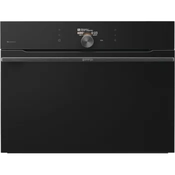 Gorenje BCM4058B beépíthető kompakt gőzpároló és kombinált sütő, WIFI, 59.5x54.6x45.5 cm, fekete 