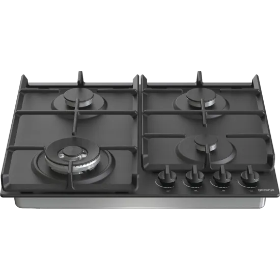 Gorenje GW641BFB beépíthető gáz főzőlap, fekete, 60x52x13 cm, wok gázégővel 