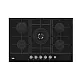 Beko HILW 75235 S beépíthető gáz főzőlap, 1db wok főzőzónával, 75x52.4x4.6 cm 