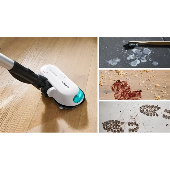 Bosch BCS71HYG3 Unlimited 7 ProHygienic Aqua vezeték nélküli álló porszívó, fehér 