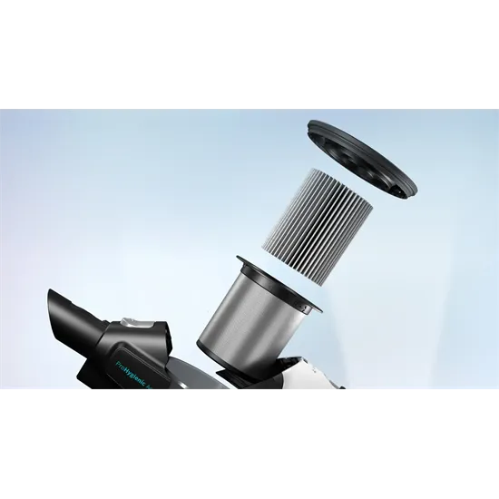 Bosch BCS71HYG3 Unlimited 7 ProHygienic Aqua vezeték nélküli álló porszívó, fehér 