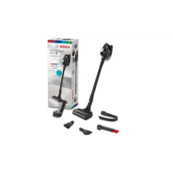 Bosch BCS82MAT14 vezeték nélküli álló porszívó, fekete szín 