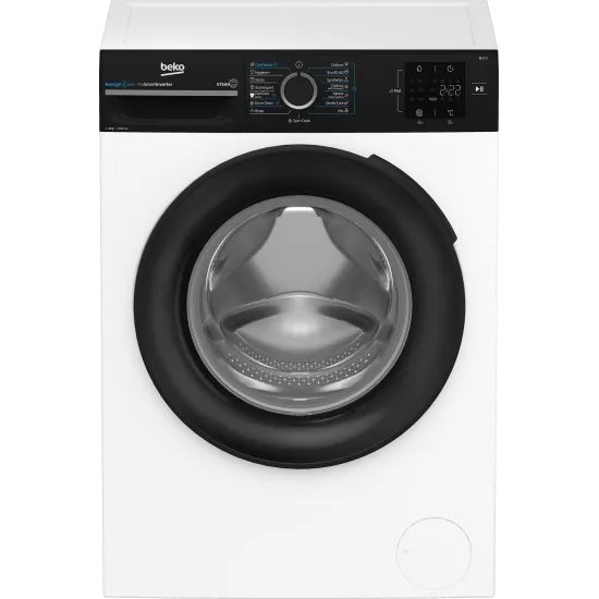 Beko BM3WFSU38213WPBB elöltöltős mosógép, 8 kg, inverter motor, gőz, 60x54.6x84.5 cm