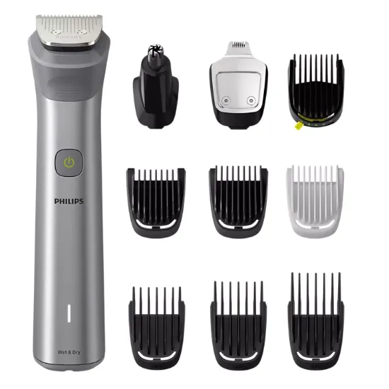 Philips MG5920/15 10az1ben mulltifunkciós testszőrnyíró, szürke/inox/fekete