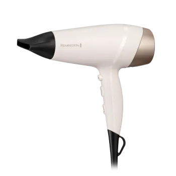 Remington D4740 Shea Soft hajszárító, 2200W, fehér/arany, diffúzor, ionizáló funkció
