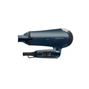 Rowenta CV4753F1 hajszárító tárolótáskával, 2200W, 3 hőmérséklet, 2 sebesség, levehető rács