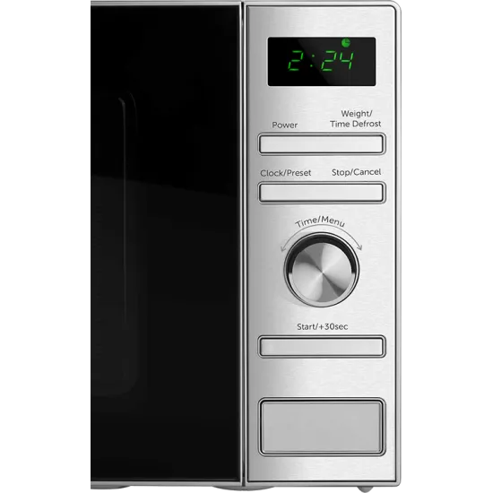 ECG MTD2071SE inox mikrosütő digitális óra