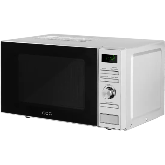ECG MTD2071SE inox mikrosütő digitális óra