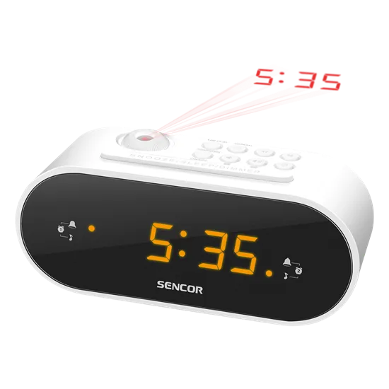 Sencor SRC3100W rádiós ébresztőóra