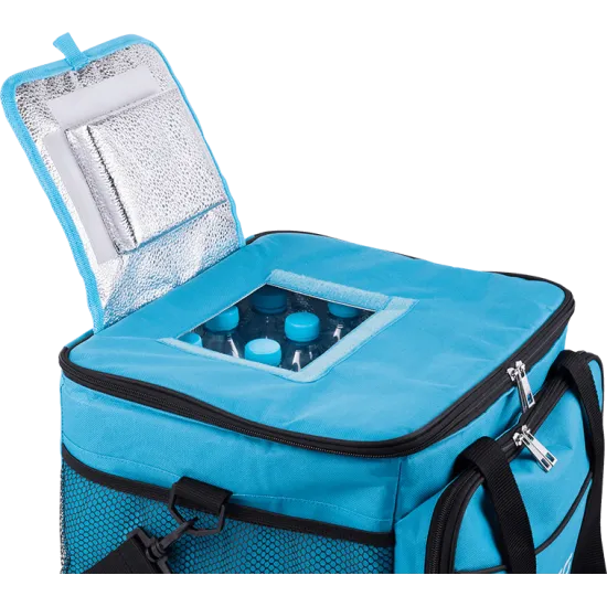 ECG AC 3010C Praktikus hűtőtáska sok zsebbel AC3010C, 30L, kék szín 