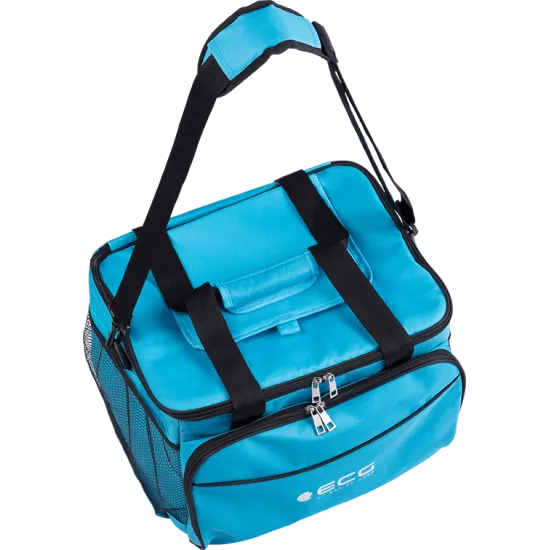 ECG AC 3010C Praktikus hűtőtáska sok zsebbel AC3010C, 30L, kék szín 