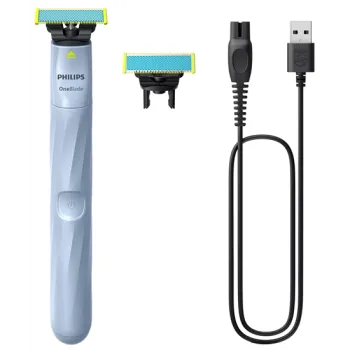 Philips QP1324/30 rezgőkéses borotva, száraz és nedves használat, égszínkék szín 