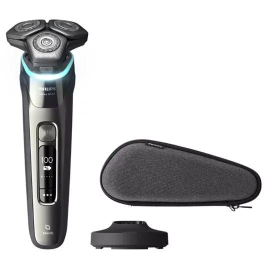 Philips S9974/35 körkéses borotva, száraz nedves használat, sötét króm szín 