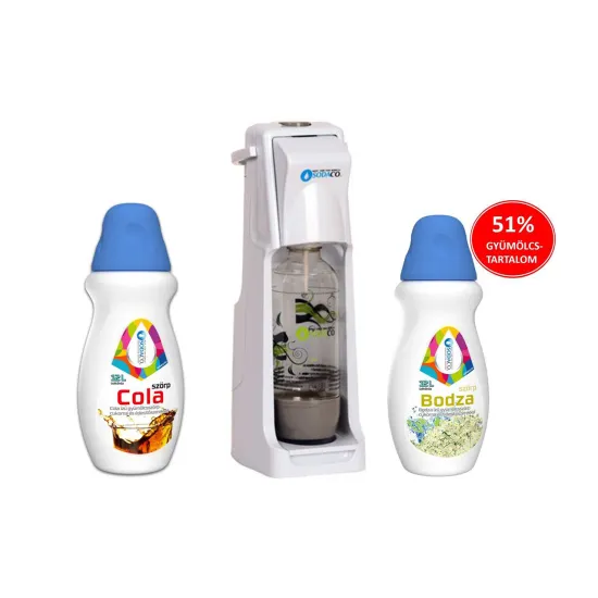 Sodaco B100F PACK szódagép+2db szörp