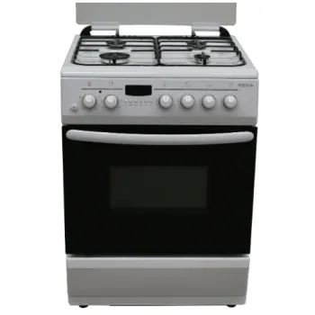 Warnex FIESTA 60X60cm kombinált tűzhely gáz főzőlap-elektromos légkeveréses sütővel digitális prógamórával FS6406GAZW