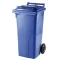 Europlast Kuka 120l kerekes kék hulladék tároló 