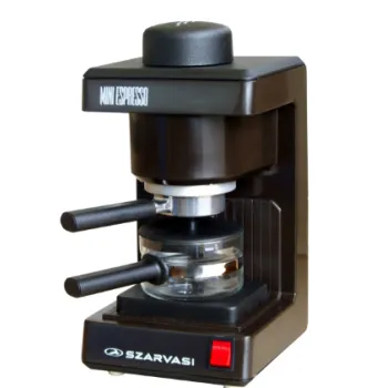 Szarvasi SZV 612/3 fekete Mini Espresso kávéfőző