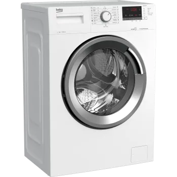Beko WUE7612BS mosógép 7kg ProSmart™ inverteres motor 1200 ford., gőz funkció, 60x49x84.5cm 