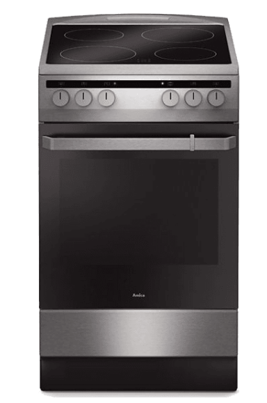 Amica 55352 inox kerámialapos tűzhely
