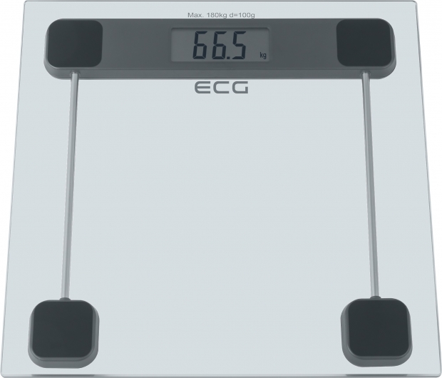 ECG OV137 Glass személymérleg különösen vékony kivitel