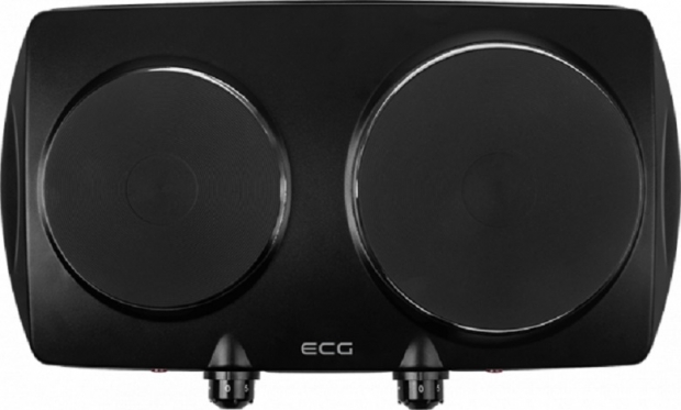 ECG EV2512 Black dupla elektromos főzőlap fekete, rezsó