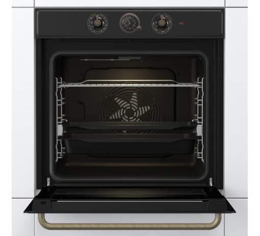 Gorenje BOS67372CLB beépíthető rusztikus sütő, Antracit