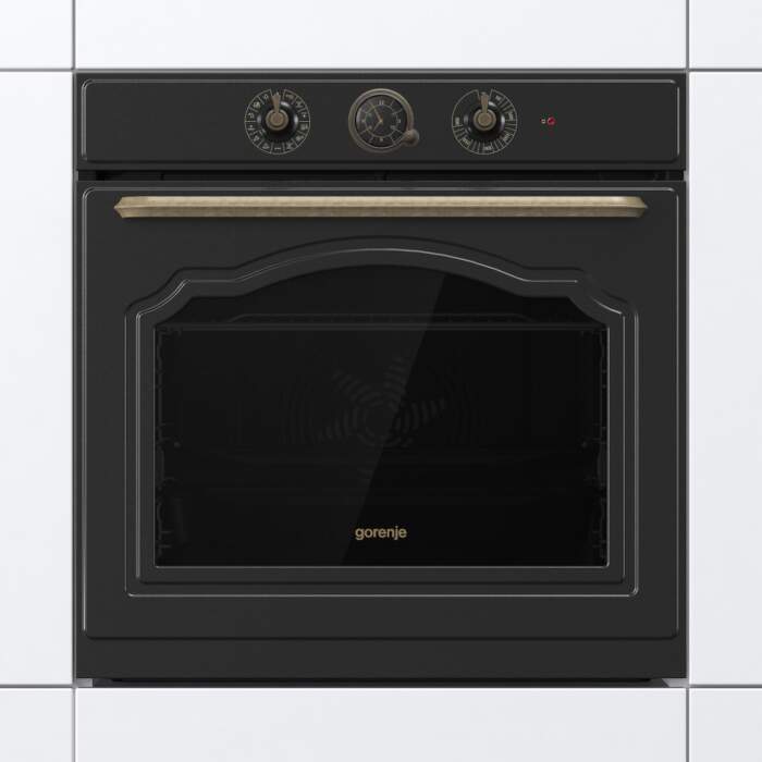 Gorenje BOS67372CLB beépíthető rusztikus sütő, Antracit