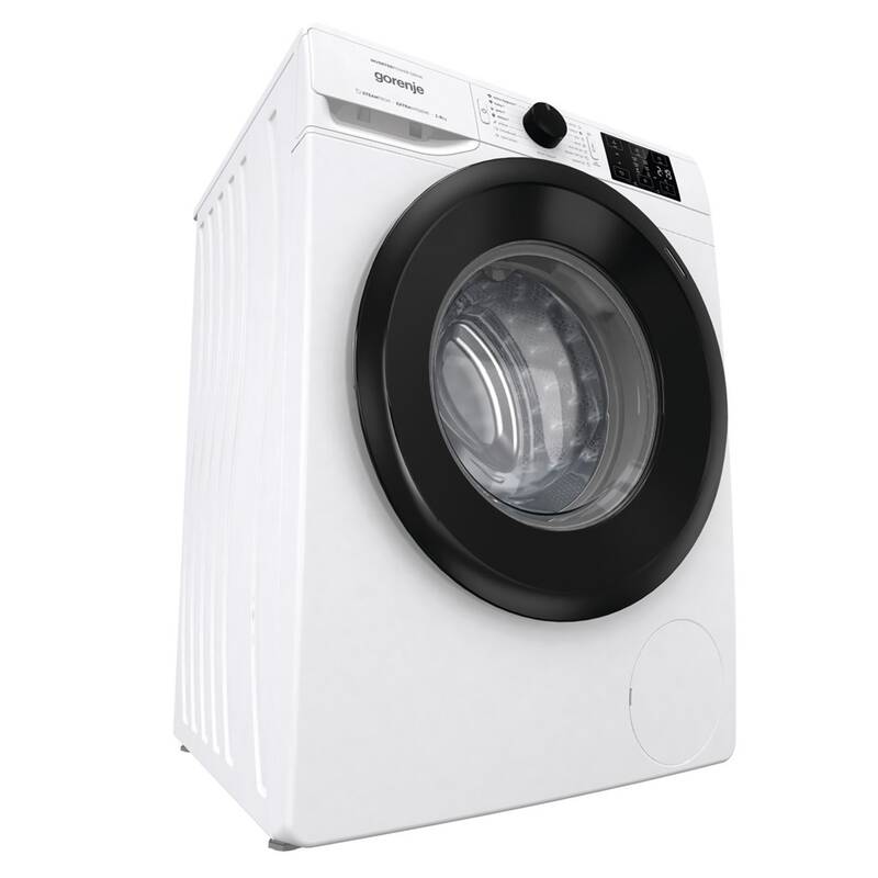 Gorenje WNEI84BS elöltöltős mosógép inverter motor, gőz program, 8kg ruhatöltet, 60x54.5x85 cm 