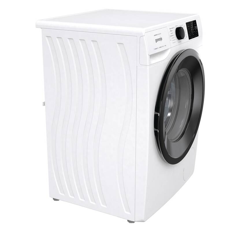 Gorenje WNEI84BS elöltöltős mosógép inverter motor, gőz program, 8kg ruhatöltet, 60x54.5x85 cm 