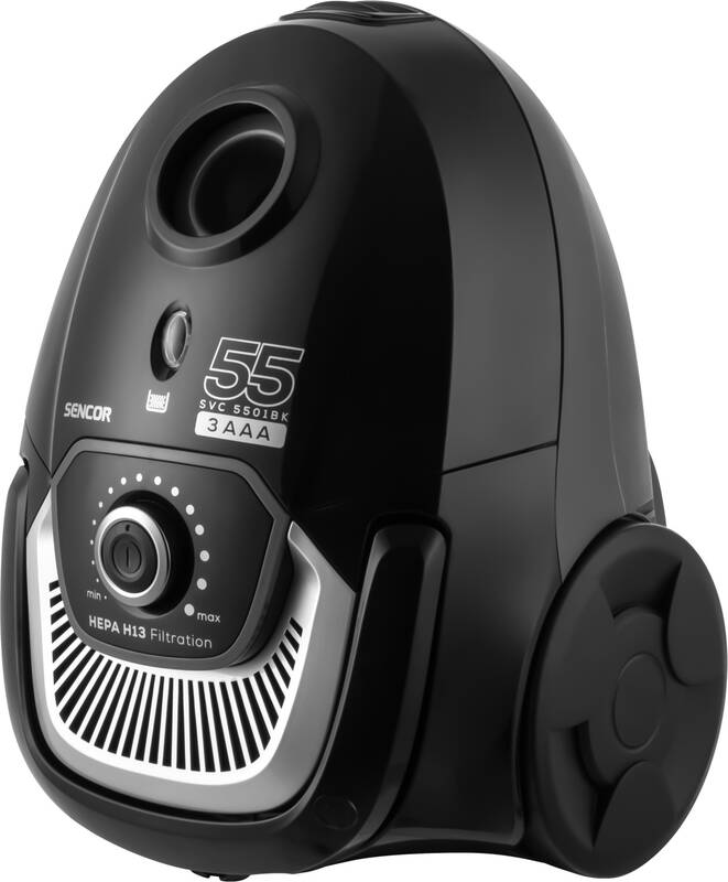 Sencor SVC5501BK porzsákos porszívó, 700W, fekete 