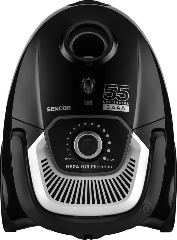 Sencor SVC5501BK porzsákos porszívó, 700W, fekete 