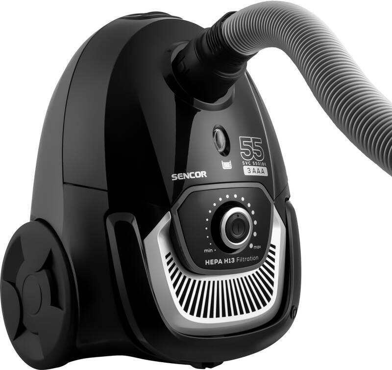 Sencor SVC5501BK porzsákos porszívó, 700W, fekete 