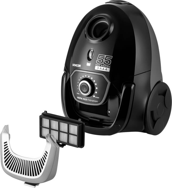 Sencor SVC5501BK porzsákos porszívó, 700W, fekete 
