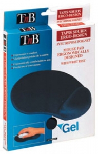 T'nB TSED100B Egérpad csuklótámasszal kék