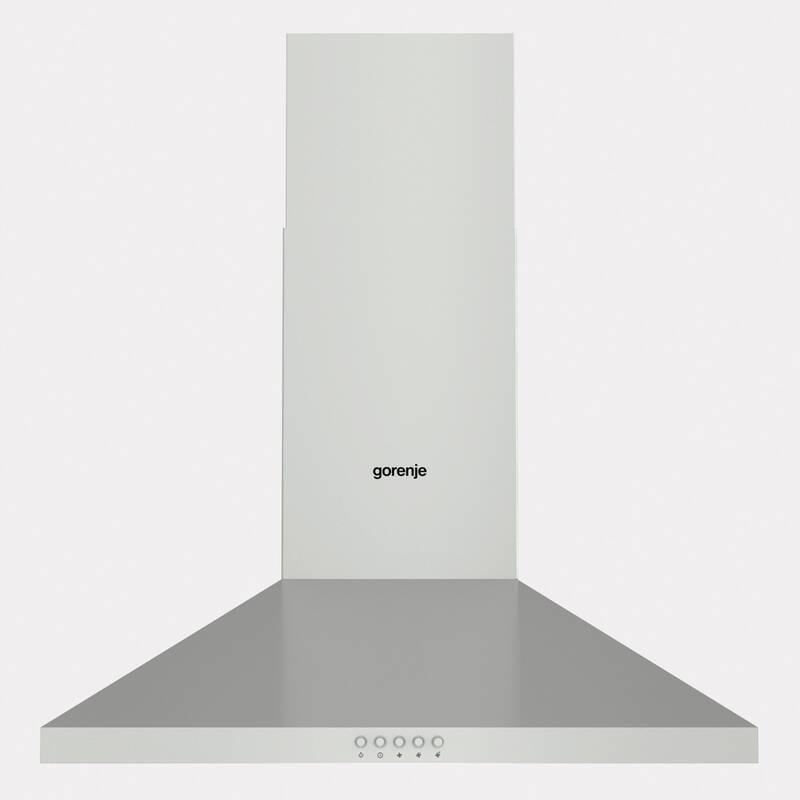 Gorenje WHC629E4X beépíthető kürtős konyhai elszívó, 60x45x16.6 cm, szürke szín 