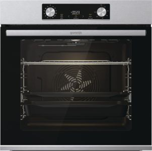 Gorenje BOS6737E13X beépíthető INOX sütő ExtraSteam gőzfunkcióval, "CLICK SYSTEM" áthelyezhető sütősín, 59.5x56.4x59.5 cm