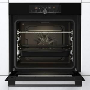 Gorenje BOS6747A01BG beépíthető fekete sütő ExtraSteam gőzfunkció 2 sütősín, 59.5x56.4x59.5 cm