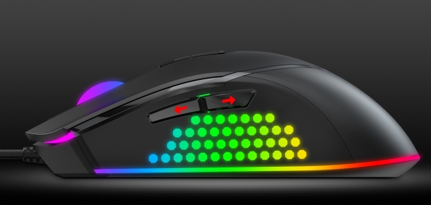 Havit Gamenote MS814 RGB gamer egér 1000-7000 DPI