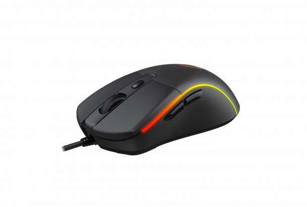 Dareu A960 vezetékes gamer egér, RGB, 800-18000 DPI, fekete