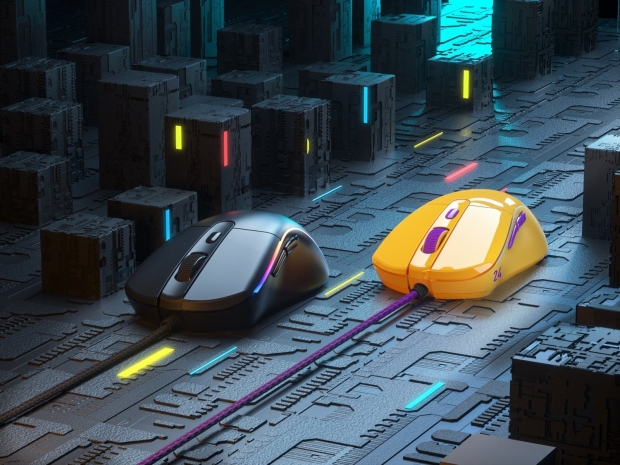 Dareu A960 vezetékes gamer egér, RGB, 800-18000 DPI, fekete
