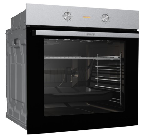 Gorenje BO6712E02XK beépíthető inox sütő, 84L, 59.5x56.4x59.5 cm, inox szín 