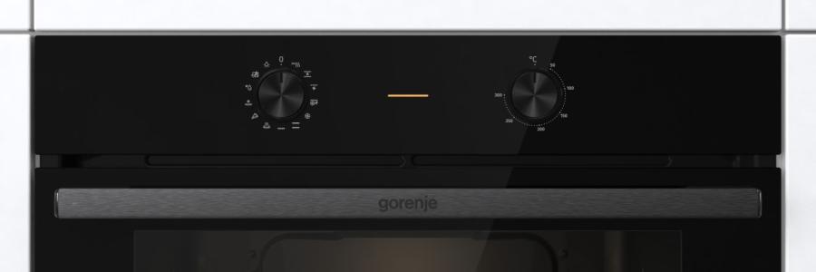 Gorenje BO6717E03BG beépíthető fekete sütő, 77L, 59.5x56.4x59.5 cm