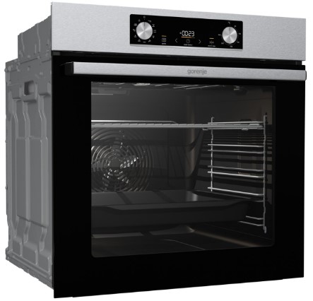 Gorenje BO6735E02X beépíthető inox sütő, 77L, 59.5x56.4x59.5 cm