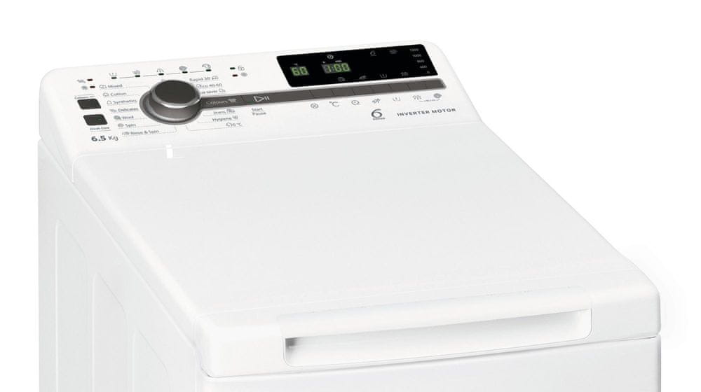 Whirlpool TDLRB 65241BS EU/N felültöltős mosógép, 40x60x90 cm 