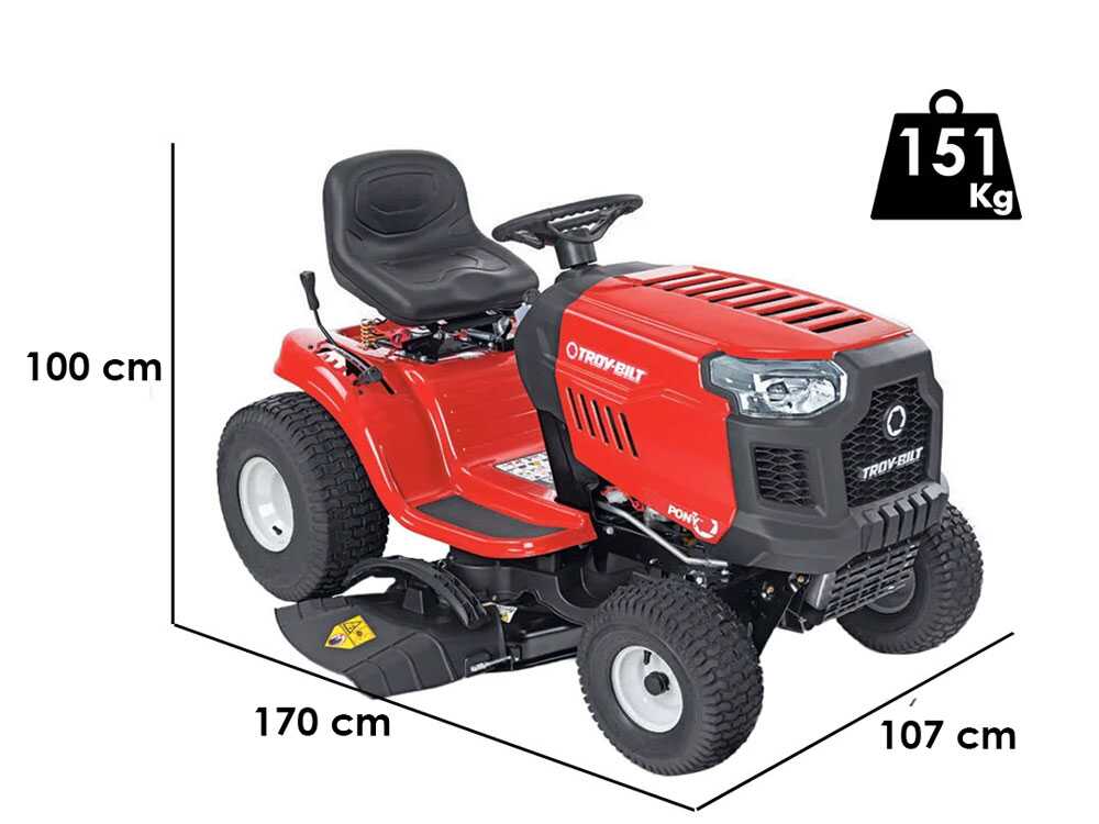 Troy-Bilt Pony 92T-S oldalkidobós mulcsozós fűnyíró traktor 92 cm, 7.5 kW