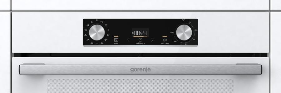 Gorenje BOS6737E06WG beépíthető fehér sütő ExtraSteam gőzfunkcióval, 77L, 59.5x56.4x59.5 cm, fehér szín